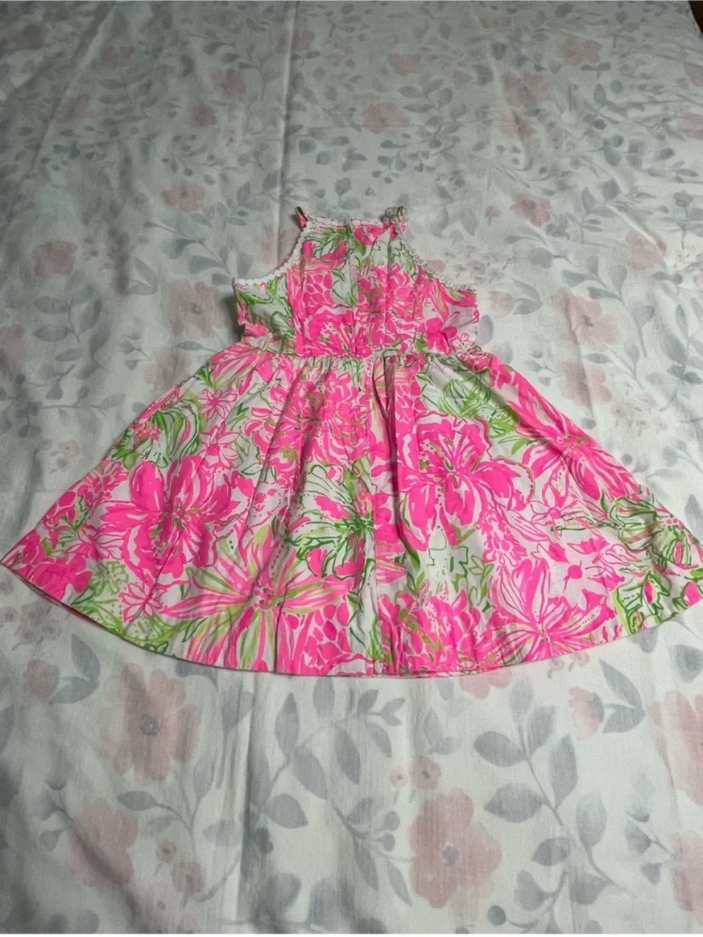 Girls Lilly Pulitzer Floral Dress